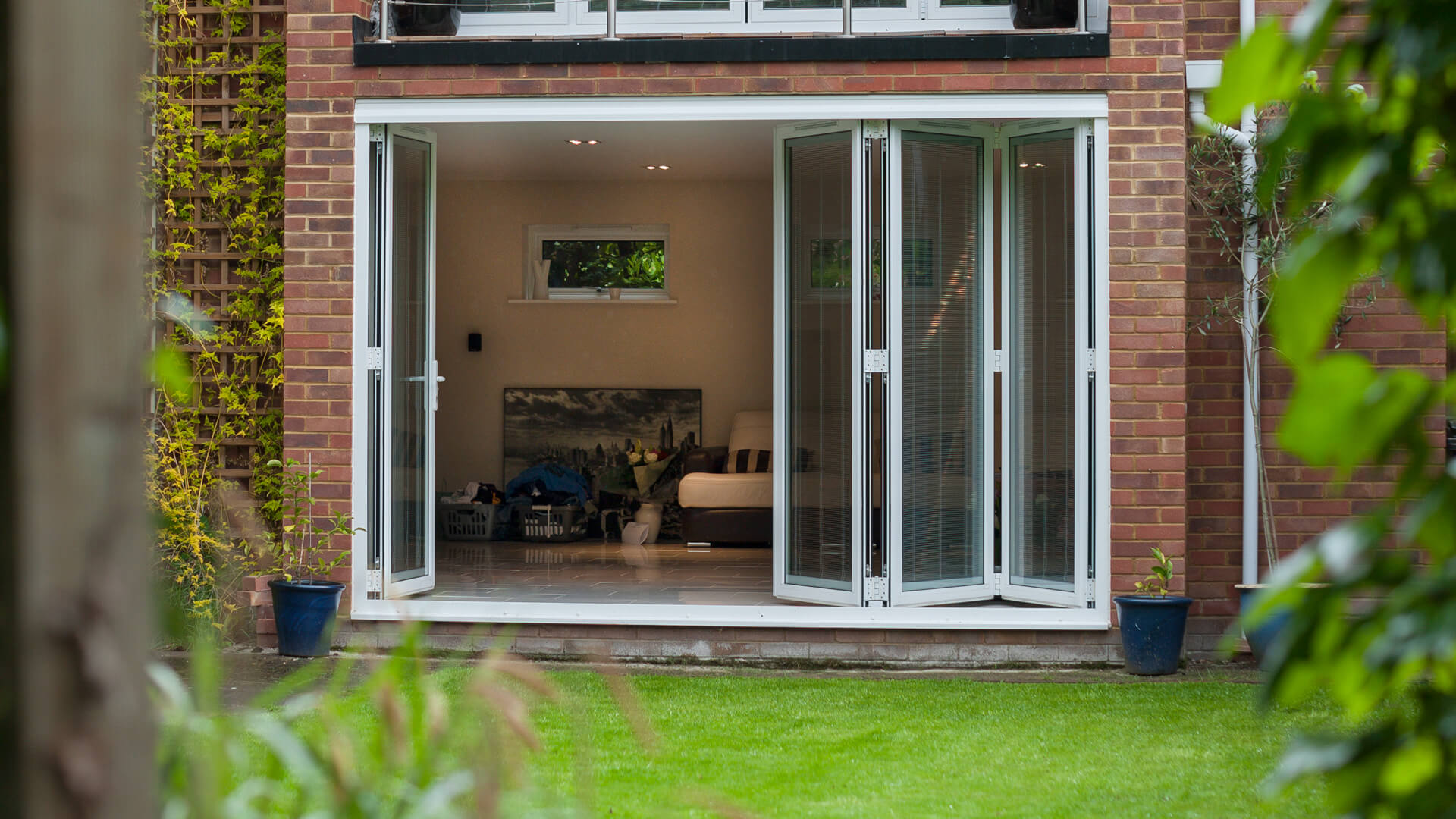 BiFolding Doors Inverness Aluminium Sliding BiFold Doors from ERG