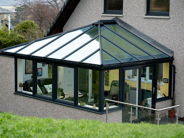 Orangery with a Glass Roof